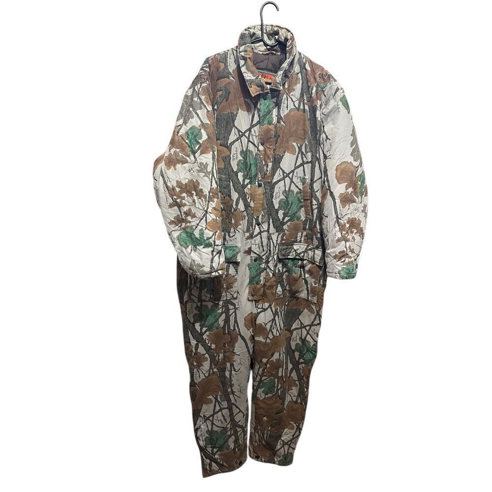 Avid Outdoor Mens Camo Hunting Insulated Outdoor Coveralls Brush Cover Mens XXL